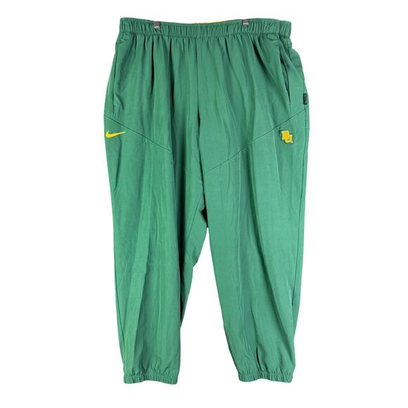 Baylor Bears Nike On Field Sideline Woven Activewear Pants Green Mens 3XL‎ NCAA - Picture 1 of 13